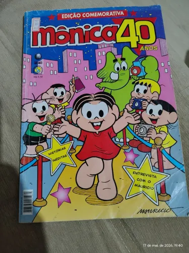 Revista Mônica 40 Anos, edição comemorativa, ano 2004. Gibi, HQs