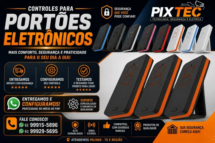 CONTROLES PARA PORTÕES