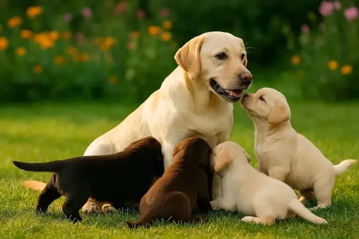 Labrador casal belas cores