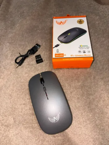 Mouse Sem Fio Bluetooth Recarregável Ltomex AG-690