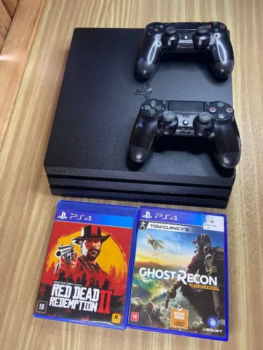 Ps4 pro muito novo 