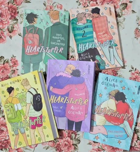 Coleção de livros heartstopper