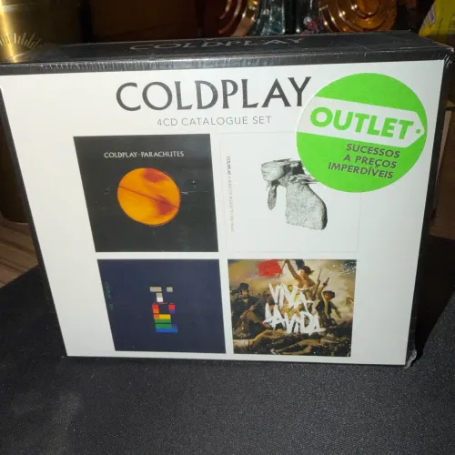 Coldplay Box 4 Cds Originais Lacrado