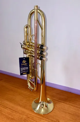 Trompete Sib Schieffer Dourado 