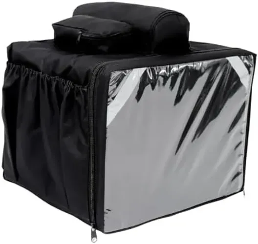 Bag cor preta isopor interno grande, aceito proposta * zap