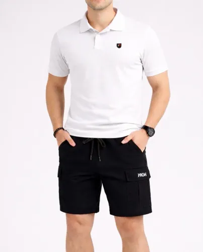 Kit P Camisa Polo e Bermuda Cargo P 