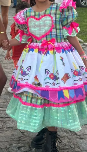 Vestido de quadrilha 