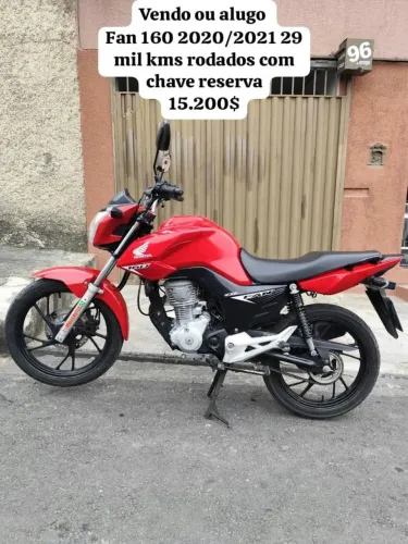 Fan 160 2020/2021 vendo/troco/alugo