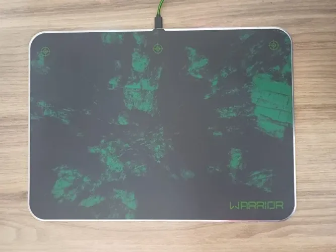 Mouse-pad Multilaser Warrior Aluminium RGB AC-299