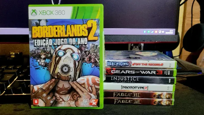 Jogo Borderlands 2 edição do ano Xbox 360 original lacrado