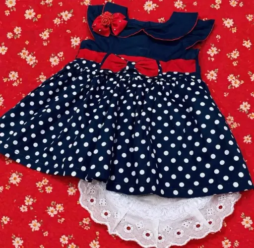 VESTIDO BEBÊ- 6/9 MESES