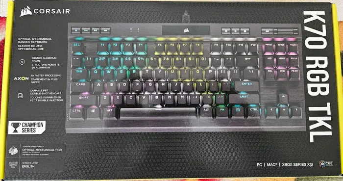 Vendo Teclado Corsair Óptico K70 RGB TKL Champion