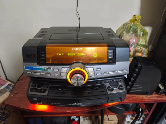 Aparelho som da Sony