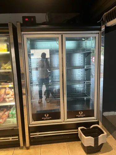 Freezer CONGELADO (-18ºC). Também funciona resfriado