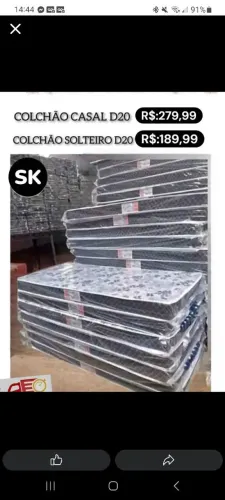 COLCHÃO SOLTEIRO PROMOÇÃO