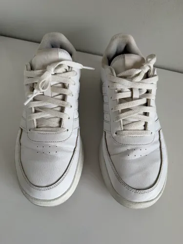Tênis Adidas Breaknet Off White Usado - TAM 41