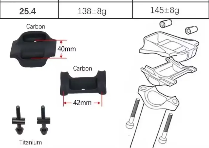 canote de selim de bicicleta em fibra de carbono