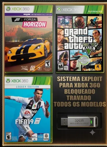 Jogo Xbox 360 travado bloqueado
