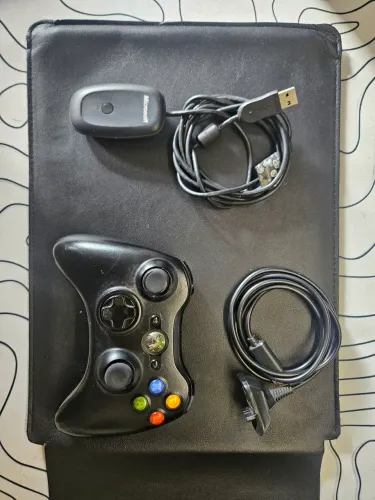 Controle Xbox 360 + Dongle Wireless 