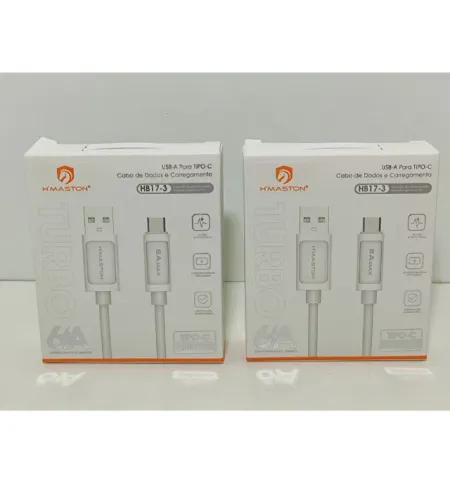 Cabo de Dados e Carregamento USB-A para Tipo -C