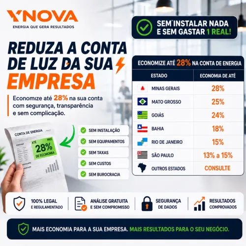 Economize na Conta de Luz da Sua Empresa | Até 28%
