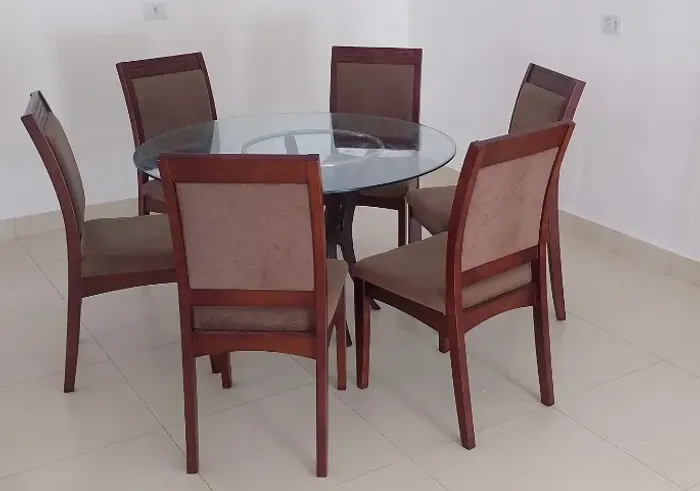 Mesa de jantar redonda