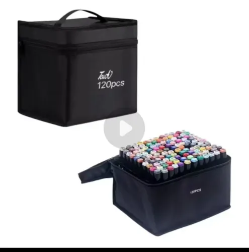 Caneta marcadora touch 120 cores