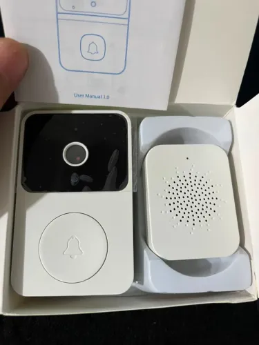 Campainha Inteligente Wi-Fi com Câmera - Atenda Pelo Celular de Onde Estiver