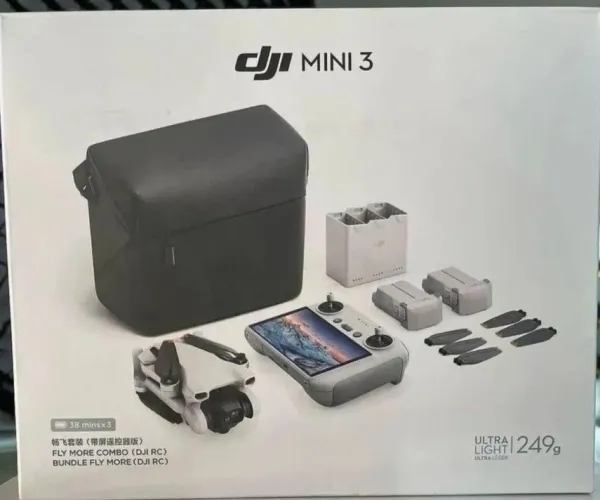 DJI MINI 3 combo fly more RC ***NOVO*** (LACRADO)