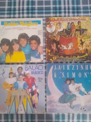 Discos de vinil turma balão mágico 