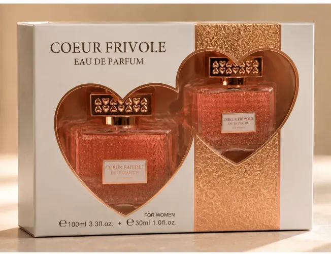 Coeur Frivole Eau Perfum Kit: 100 ml + 30 ml.