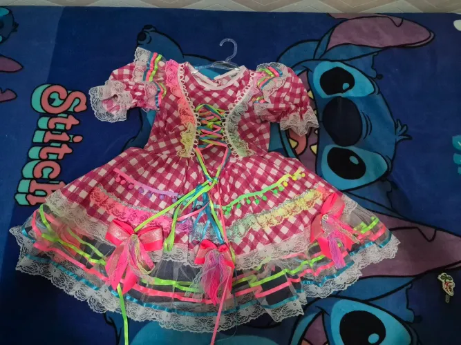 Vestido festa junina julinha infantil