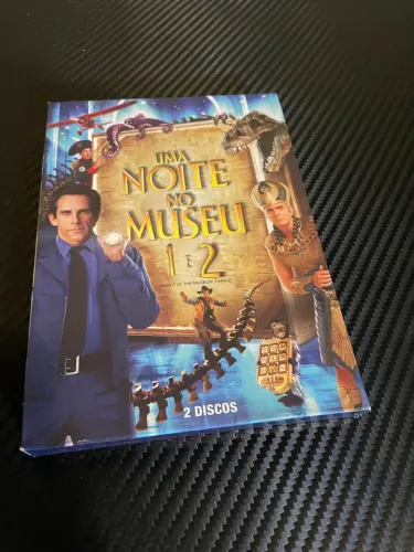UMA NOITE NO MUSEU BOX DVD 2 filmes originais