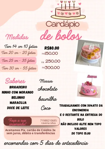 Venha fazer suas encomendas 