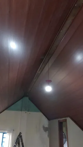 Pvc forro em pvc somente instalado 