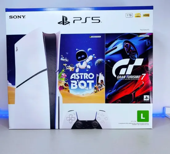 Ps5 Mídia Física + 2 Jogos Lacrado - Nota e garantia 