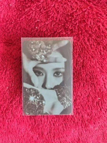 PHOTOCARD JISOO MD FOLDER VER.BLACK (BLACKPINK KPOP)