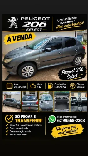 Peugeot 206 Select./presence 1.6/1.6 Flex 16V 5P 2004