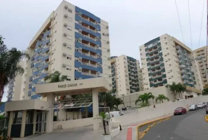 Apartamento de dois dormitórios no Condomínio Paris Dakar Florianópolis