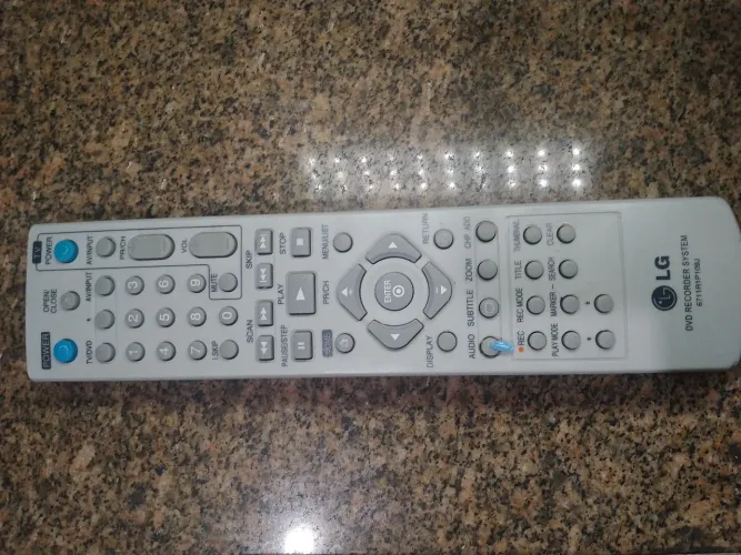 Controle Remoto para DVDRs LG 6711R1P109J