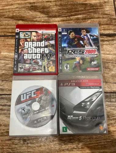Lote de jogos de ps3