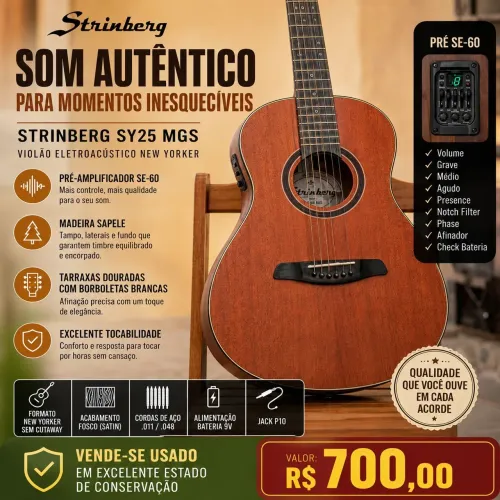 Violão Strinberg SY25MGS