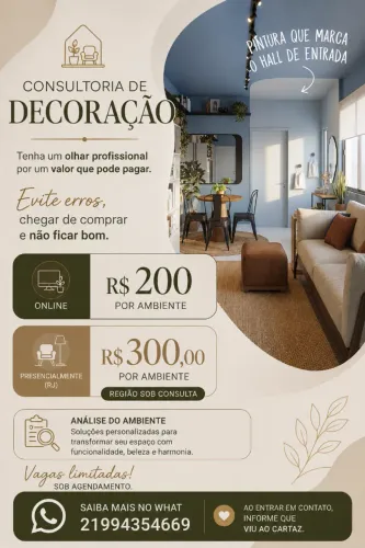 Decorador/ Design de interiores