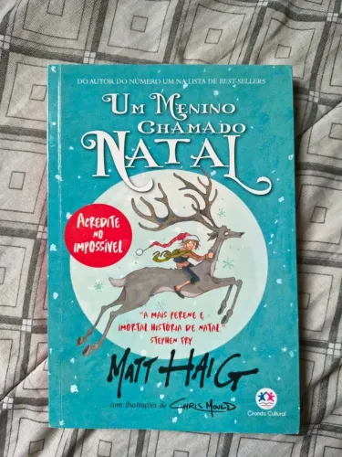 Livro Seminovo ''Um menino chamdo Natal'' apenas 10 reais