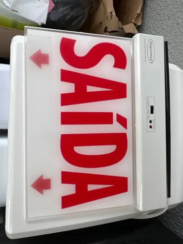 Placa Saída de Emergência
