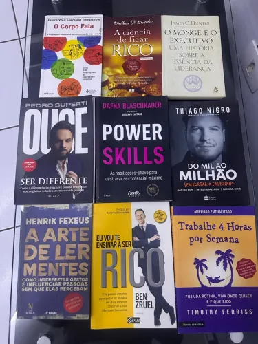 Livros de inteligência emocional , finanças , relacionamentos