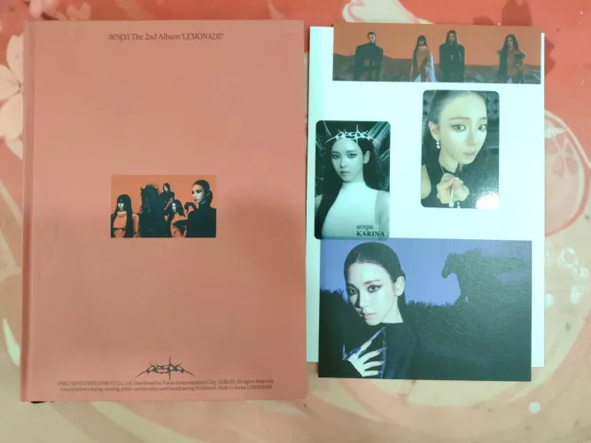 Aespa Album Lemonade Album Versão WDA Karina