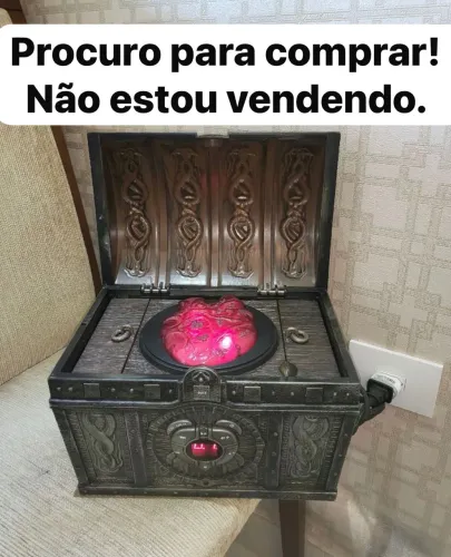 Piratas do Caribe Disney baú da morte toca Cd Mycrosystm  