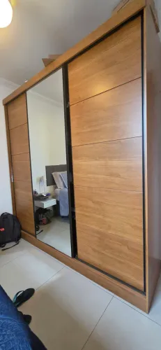 Guarda Roupa Casal 3 Portas (não é MDF)