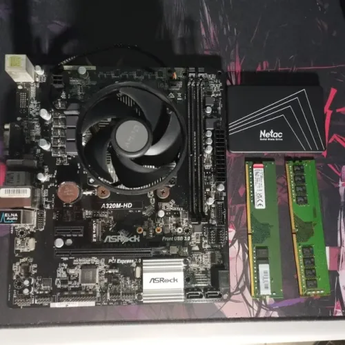 Kit Ryzen 3 2200g + Placa Mãe A320m + 16gb Ram Ddr4 + Ssd 120